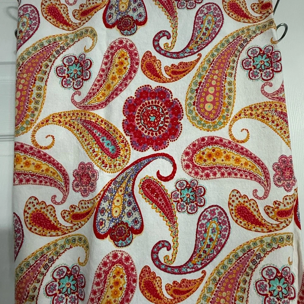 Colorful Paisley Shower Curtain